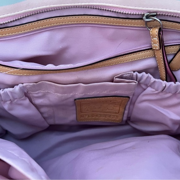 Coach Striped Tote Diaper Bag - Picture 12 of 15